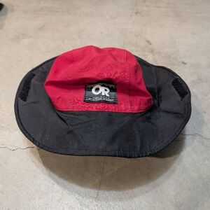 VTG Outdoor Research Gore Tex Black Red Bucket Hat USA Made